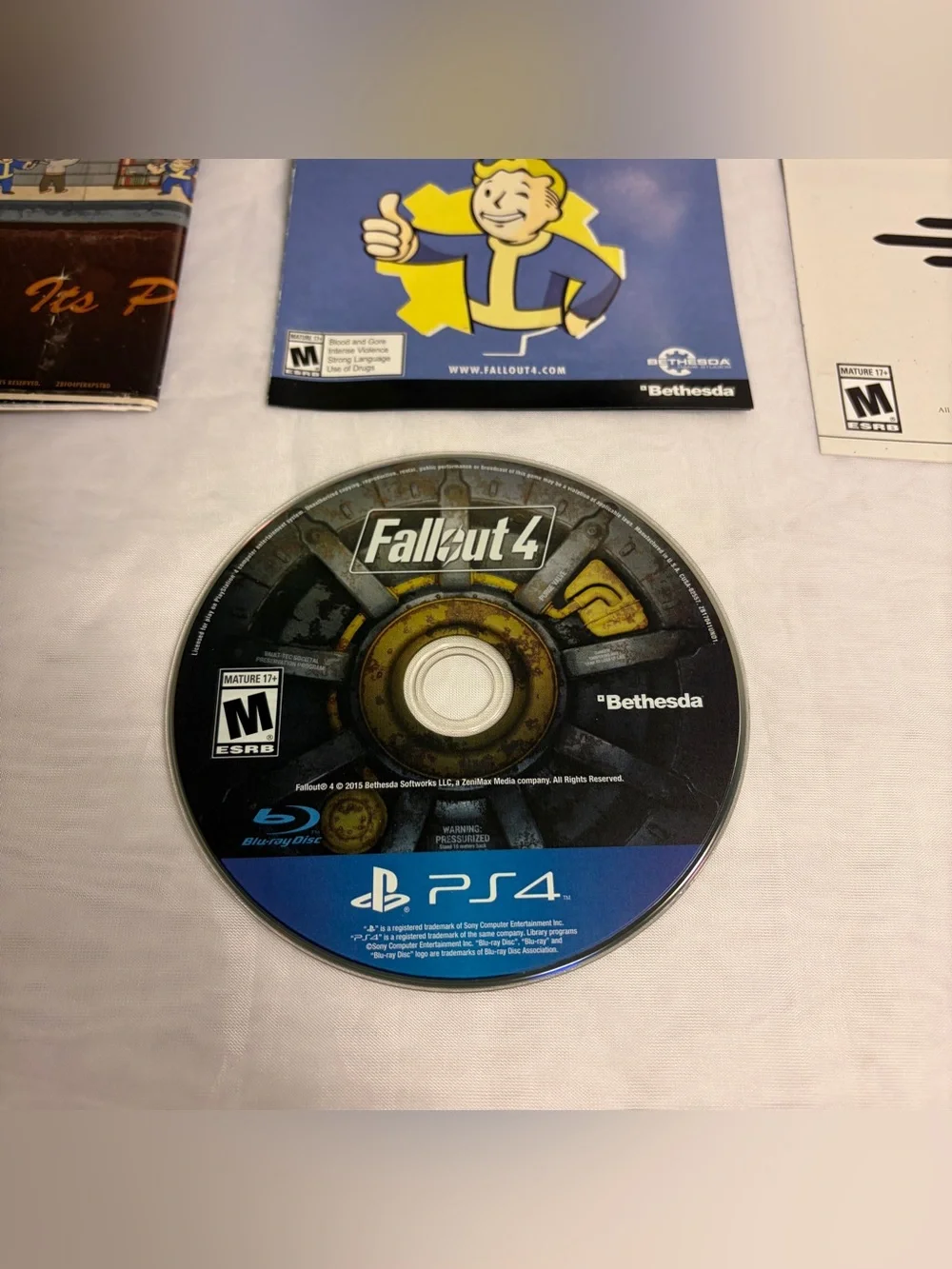 Fallout 4 PS4 Sony PlayStation 4 - 2015 Tested & Works Complete Videogame CIB